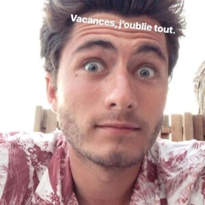 Tximista Lizarazu, le fils de Bixente Lizarazu, lors de ses vacances en Polyénisie française. Instagram, le 23 août 2018.