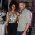 Tina Kunakey et son compagnon Vincent Cassel à la soirée Jean-Paul Gaultier "Scandal Discothèque" Party organisée à la Fondation Dosne-Thiers à Paris, le 4 juillet 2018. © Denis Guignebourg/Bestimage