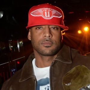 Le chanteur Booba en aftershow au Vip Room a Paris le 13 novembre 2013.