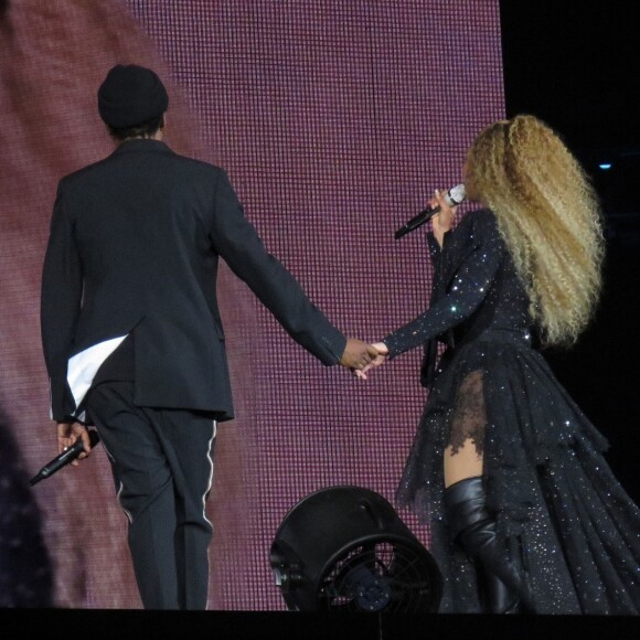 Beyoncé et Jay-Z en concert à Cardiff pour leur tournée "On the Run Tour II" le 6 juin 2018