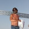Exclusif - Frédéric Beigbeder, parrain du "Little Festival", à Capbreton, le 1er août 2018.