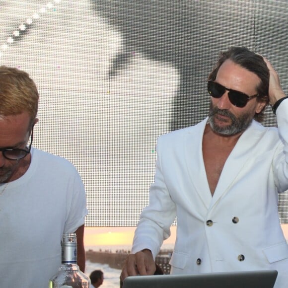 Exclusif - Frédéric Beigbeder, parrain du "Little Festival", à Capbreton, le 1er août 2018.