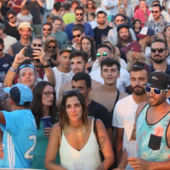 Exclusif - Frédéric Beigbeder, parrain du "Little Festival", à Capbreton, le 1er août 2018.