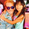 Johnny Hallyday et sa fille Jade. Instagram, le 3 août 2015.