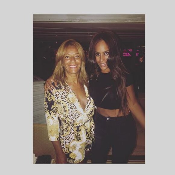 Amel Bent et sa maman Nadia sur Instagram le 25 août 2018.