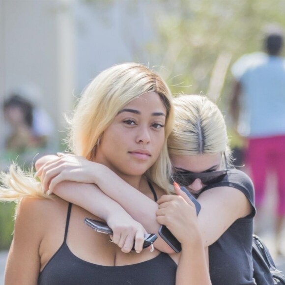 Exclusif - Kylie Jenner et sa meilleure amie Jordyn Woods à Los Angeles. Le 25 août 2018.