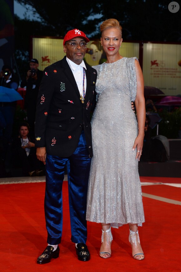 Spike Lee et sa femme Tonya Lewis Lee - Première du film "A Star Is Born" lors du 75ème festival de Venise, La Mostra le 31 aout 2018.