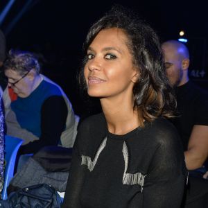 Karine Le Marchand - People au match de boxe "La Conquête" Acte 4 T.Yoka VS C.Leonet au palais des sports de Paris le 7 avril 2018 © Pierre Perusseau / Bestimage