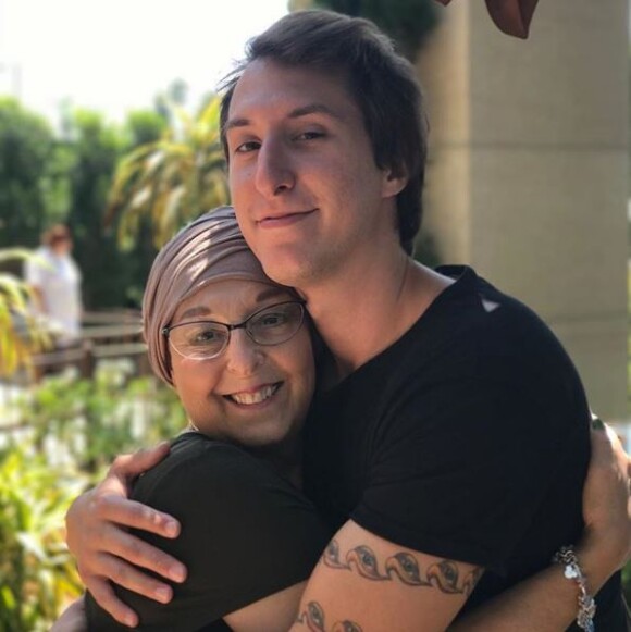 Tina et son fils Marcus Grimmie, sur Instagram, le 31 août 2017