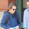 Exclusif - Joaquin Phoenix a été aperçu avec un ami dans les rues de New York. L'acteur est à l'affiche du film à venir 'The Joker', le 29 aout 2018.