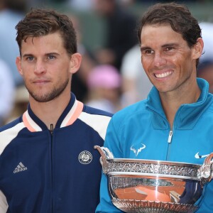 Finale de Roland-Garros opposant Dominic Thiem à Rafael Nadal, le 10 juin 2018.