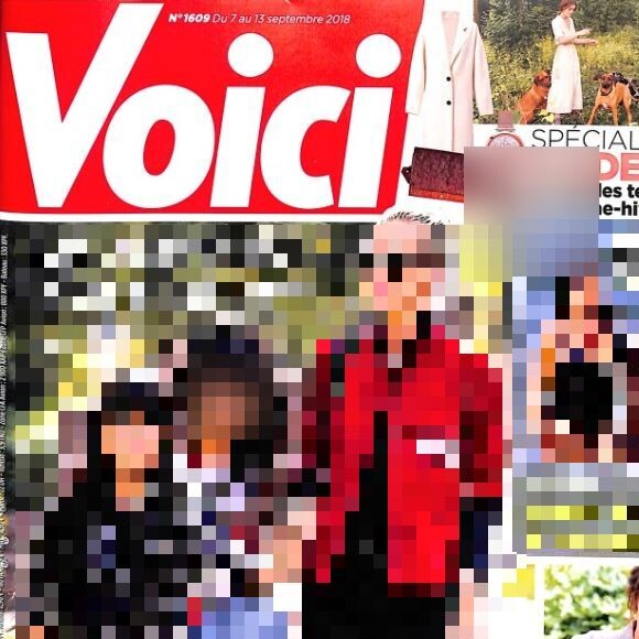 Couverture du magazine "Voici" en kiosques vendredi 7 septembre 2018