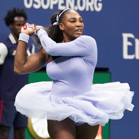 Serena Williams lors de l'US Open de tennis au USTA National Tennis Center à New York City, New York, Etats-Unis, le 6 septembre 2018.