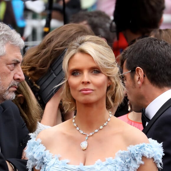 Sylvie Tellier (enceinte) - Montée des marches du film " Plaire, aimer et courir vite " lors du 71ème Festival International du Film de Cannes. Le 10 mai 2018 © Borde-Jacovides-Moreau/Bestimage