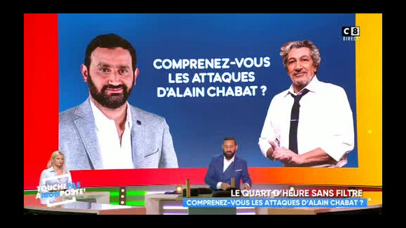 Cyril Hanouna apaise les tensions avec Alain Chabat - "Touche pas à mon poste", C8, lundi 10 septembre 2018