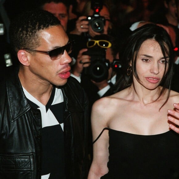 Béatrice Dalle et JoeyStarr à Cannes en 2002.