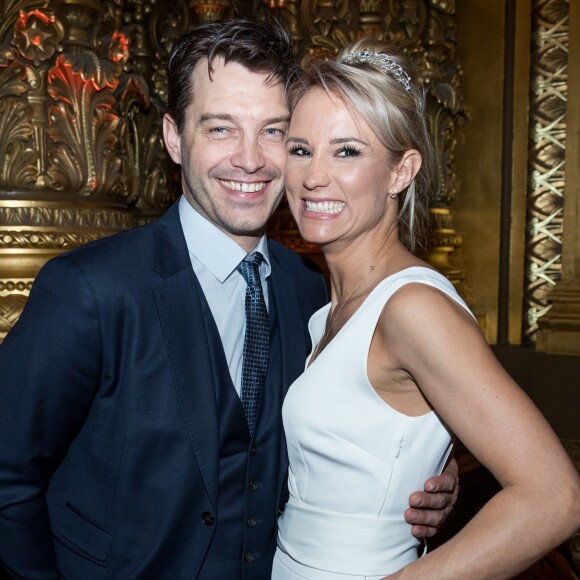 Exclusif - Elodie Gossuin-Lacherie et son mari Bertrand Lacherie - Avant-première de la nouvelle saison "Festival Pirates et Princesses" de Disneyland Paris au Palais Garnier à Paris, France, le 9 mars 2018. © Cyril Moreau/Bestimage