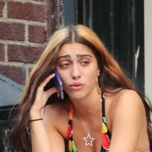 Exclusif - Lourdes Leon (fille de Madonna) dans les rues de New York Le 28 Juillet 2018.
