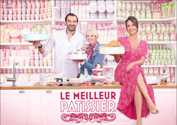 Julia Vignali, Cyril Lignac et Mercotte pour la septième saison du "Meilleur Pâtissier" (M6).