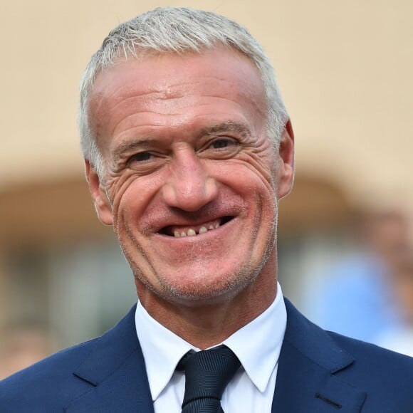 Didier Deschamps durant l'inauguration du Stade de football Didier Deschamps à Cap d'Ail le 12 septembre 2018. © Bruno Bebert / Bestimage