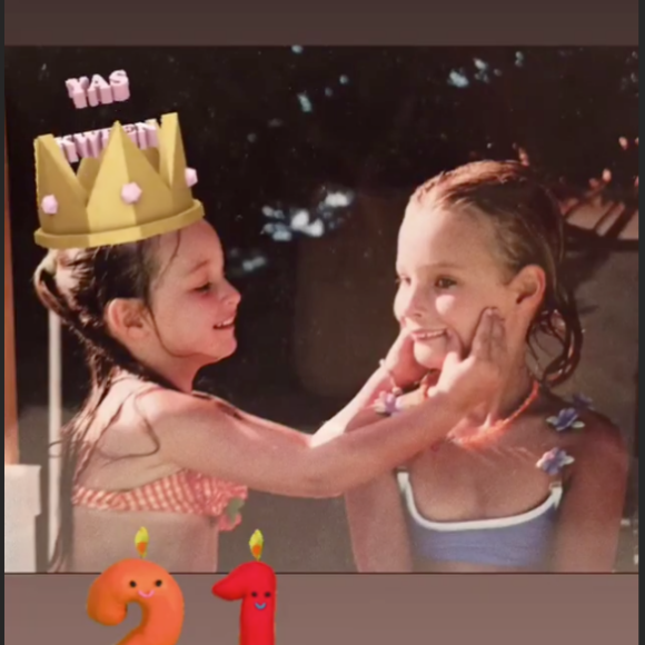 Ilona Smet célébrant l'anniversaire de sa soeur Emma le 13 septembre 2018 sur Instagram.