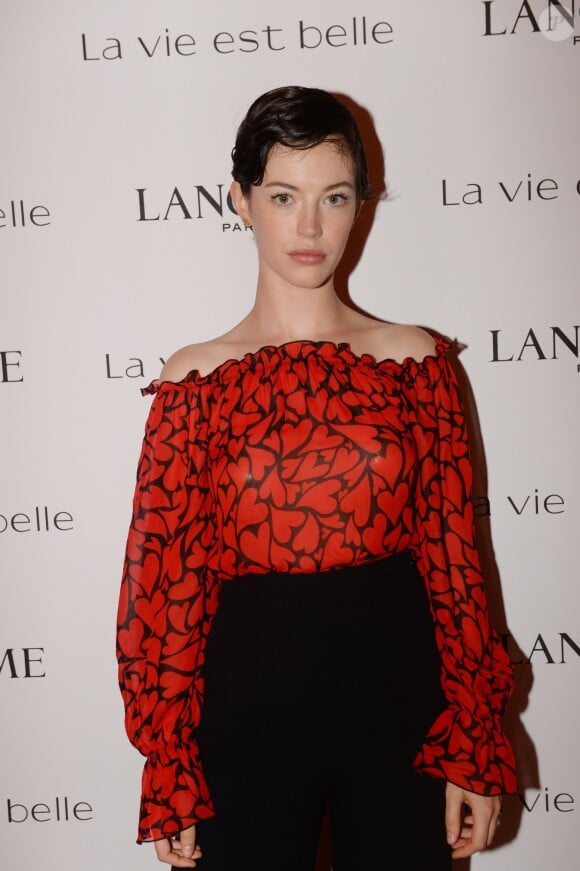 Exclusif - Dorcas Coppin Soirée Lancôme pour célébrer la nouvelle communication du parfum Iconique "La Vie est Belle" à l'hôtel Mona Bismarck à Paris le 12 septembre 2018. © Rachid Bellak / Bestimage