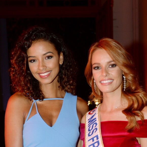 Exclusif - Flora Coquerel (Miss France 2013), Maëva Coucke (Miss France 2018) Soirée Lancôme pour célébrer la nouvelle communication du parfum Iconique "La Vie est Belle" à l'hôtel Mona Bismarck à Paris le 12 septembre 2018. © Rachid Bellak / Bestimage