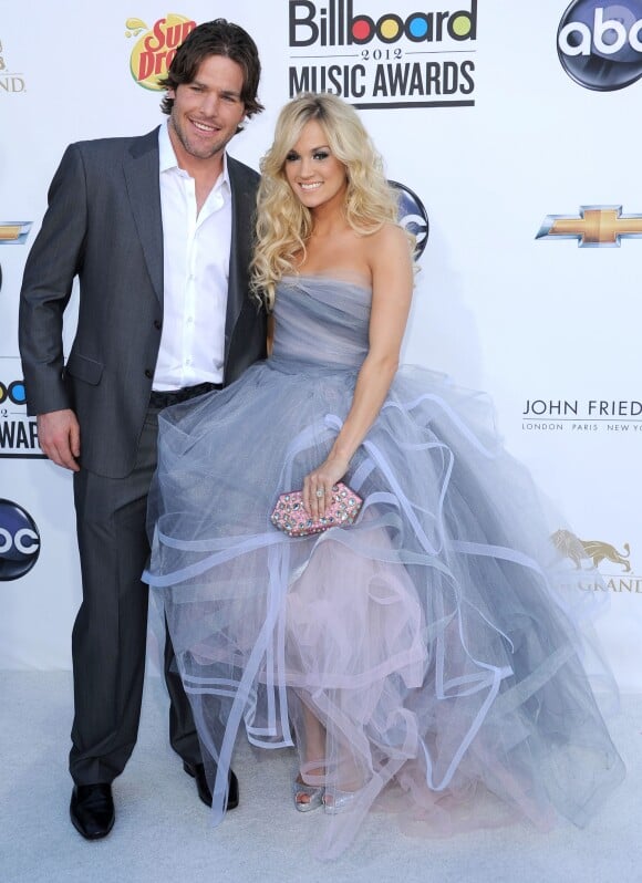 Carrie Underwood et son mari Mike Fisher en 2012.