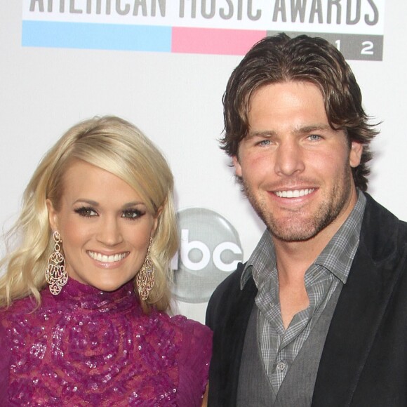 Carrie Underwood et son mari Mike Fisher en 2012.