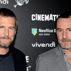 Guillaume Canet et Gilles Lellouche lors de l'avant-première du film "L'amour est une fête" à la cinémathèque de Paris, France, le 12 septembre 2018. © Veeren/Bestimage