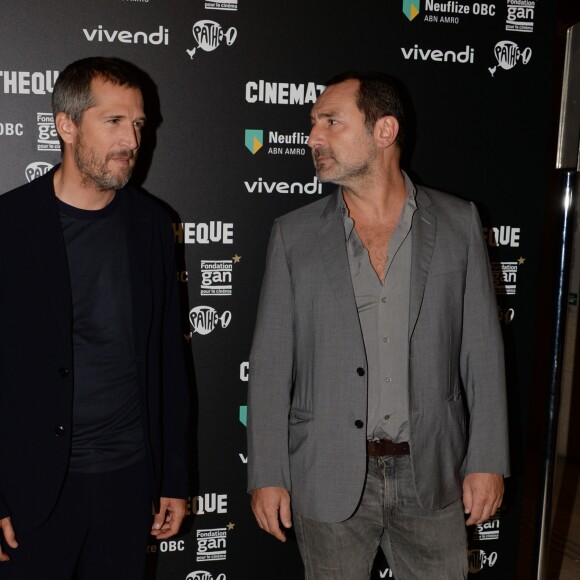 Guillaume Canet et Gilles Lellouche lors de l'avant-première du film "L'amour est une fête" à la cinémathèque de Paris, France, le 12 septembre 2018. © Veeren/Bestimage