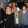 Guillaume Canet, Camille Razat, Elisa Bachir-Bey, Jean-Louis Barcelona, Valéria Nicov, Quentin Dolmaire et Gilles Lellouches lors de l'avant-première du film "L'amour est une fête" à la cinémathèque de Paris, France, le 12 septembre 2018. © Veeren/Bestimage