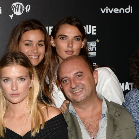 Guillaume Canet, Camille Razat, Elisa Bachir-Bey, Jean-Louis Barcelona, Valéria Nicov, Quentin Dolmaire et Gilles Lellouches lors de l'avant-première du film "L'amour est une fête" à la cinémathèque de Paris, France, le 12 septembre 2018. © Veeren/Bestimage