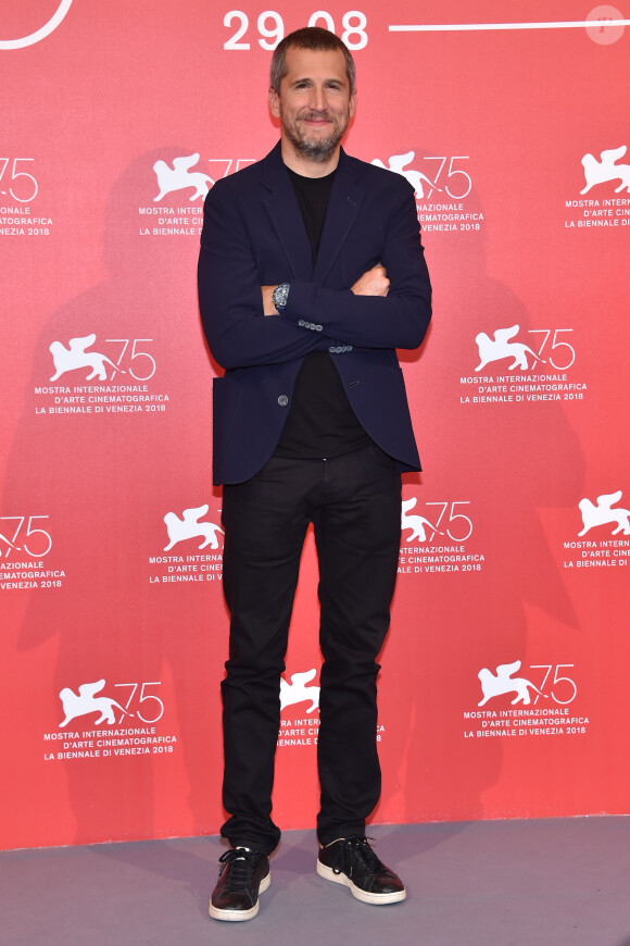 Guillaume Canet lors du photocall du film "Double vies" au 75ème festival du film de Venise le 31 août 2018.