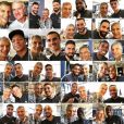 Nagui en photo avec tous les joueurs de l'équipe de France - Instagram, 10 juillet 2018