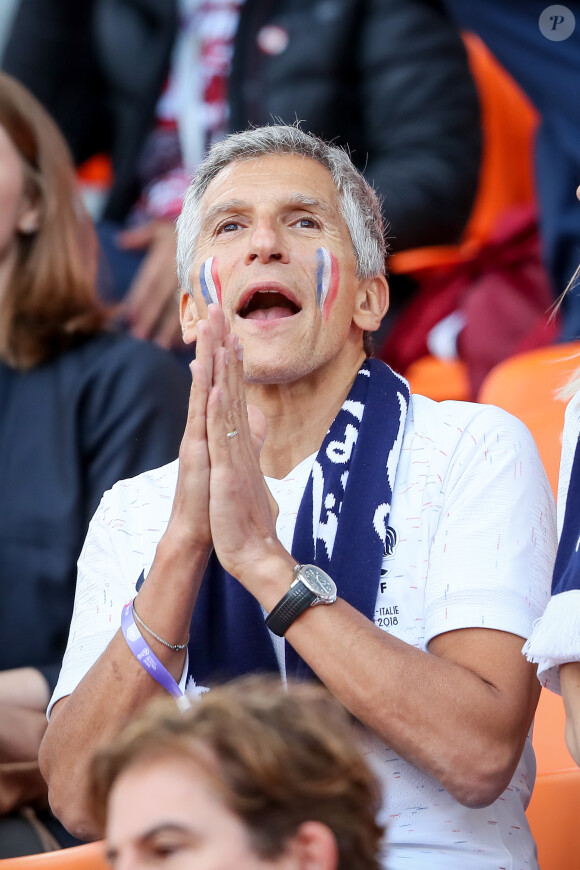 Nagui lors du match de coupe du monde opposant la France au Pérou au stade Ekaterinburg à Yekaterinburg, Russie, le 21 juin 2018. La France a gagné 1-0. © Cyril Moreau/Bestimage