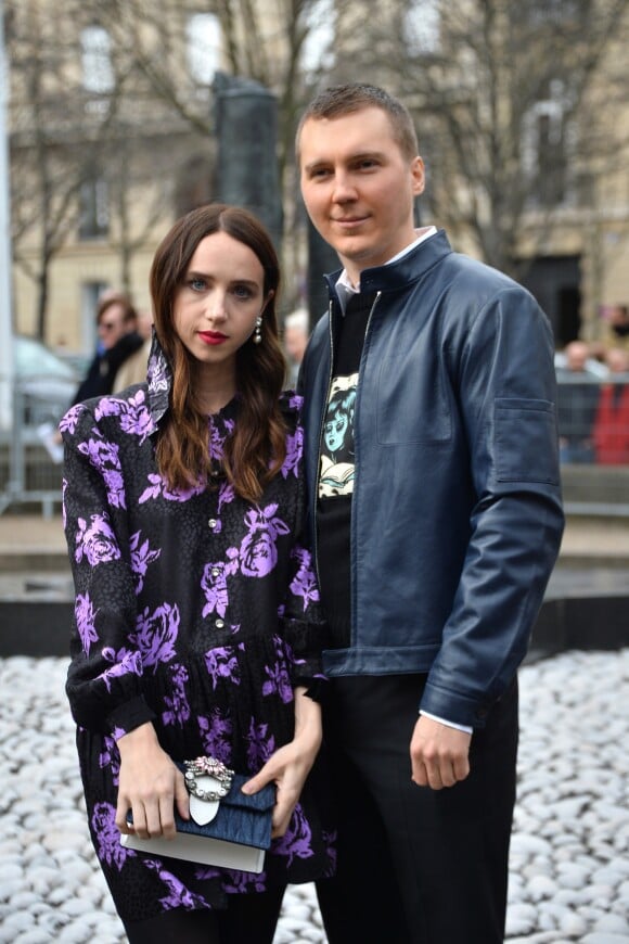 Zoe Swicord Kazan et Paul Dano - Arrivées au défilé de mode PAP Femme automne-hiver 2018/2019 Miu Miu à Paris le 6 juin 2018 © CVS / Veeren / Bestimage