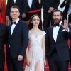 Paul Dano, Lily Collins, Jake Gyllenhaal - Montée des marches du film "Okja" lors du 70ème Festival International du Film de Cannes. Le 19 mai 2017. © Borde-Jacovides-Moreau / Bestimage