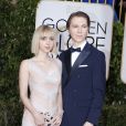 Paul Dano et Zoe Kazan - La 73ème cérémonie annuelle des Golden Globe Awards à Beverly Hills, le 10 janvier 2016. © Olivier Borde/Bestimage