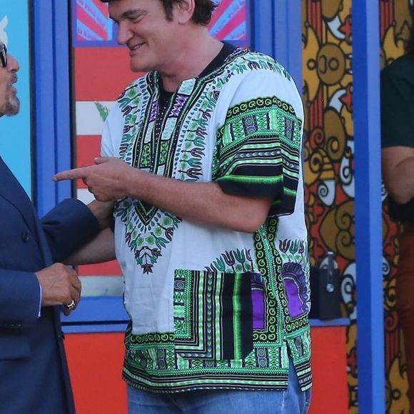 Al Pacino sur le tournage du film "Once Upon A Time in Hollywood" de Quentin Tarantino, à Los Angeles le 24 juillet 2018.