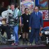 Al Pacino sur le tournage du film "Once Upon A Time in Hollywood" de Quentin Tarantino, à Los Angeles le 24 juillet 2018.