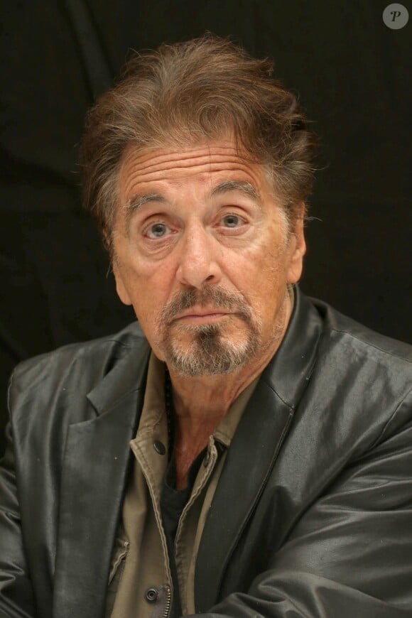 Al Pacino en conférence de presse pour Paterno en mars 2018 à Los Angeles.