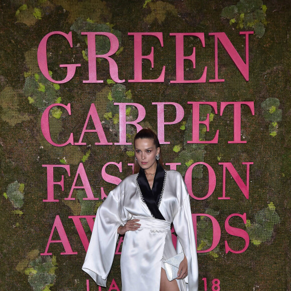 Petra Nemcova lors de la soirée des Green Carpet Fashion Awards au théâtre La Scala à Milan, Italie, le 23 septembre 2018.