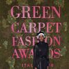 Halima Aden lors de la soirée des Green Carpet Fashion Awards au théâtre La Scala à Milan, Italie, le 23 septembre 2018.