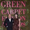 Ermanno Daelli et Annabelle Belmondo lors de la soirée des Green Carpet Fashion Awards au théâtre La Scala à Milan, Italie, le 23 septembre 2018.