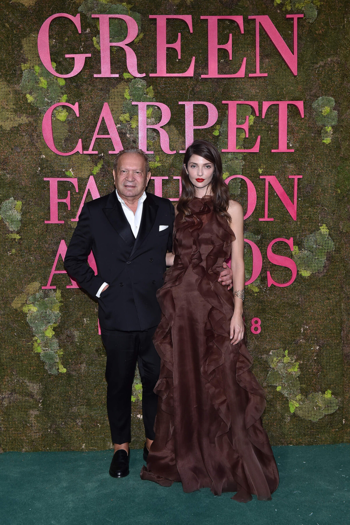 Photo : Ermanno Daelli et Annabelle Belmondo lors de la soirée des