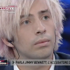 Jimmy Bennett donne une interview exclusive sur le plateau de "Non è l'Arena sur la chaîne italienne LA7, dimanche 23 septembre 2018.