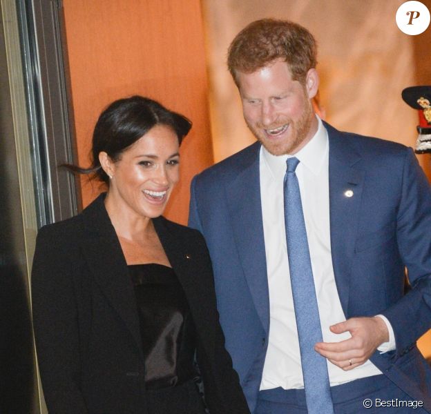 Le prince Harry et Meghan Markle, duchesse de Sussex, quittant la soirée des WellChild Awards à Londres le 4 septembre 2018.