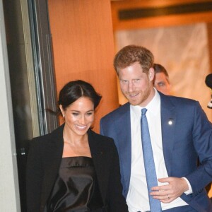 Le prince Harry et Meghan Markle, duchesse de Sussex, quittant la soirée des WellChild Awards à Londres le 4 septembre 2018.