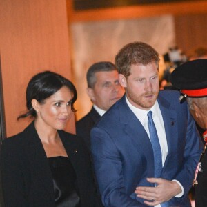 Le prince Harry et Meghan Markle, duchesse de Sussex, quittant la soirée des WellChild Awards à Londres le 4 septembre 2018.